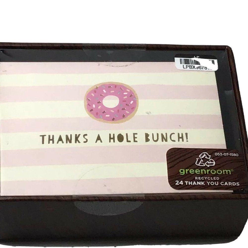 Greenroom Recycled “Thanks A Hole Bunch” Blank Ins